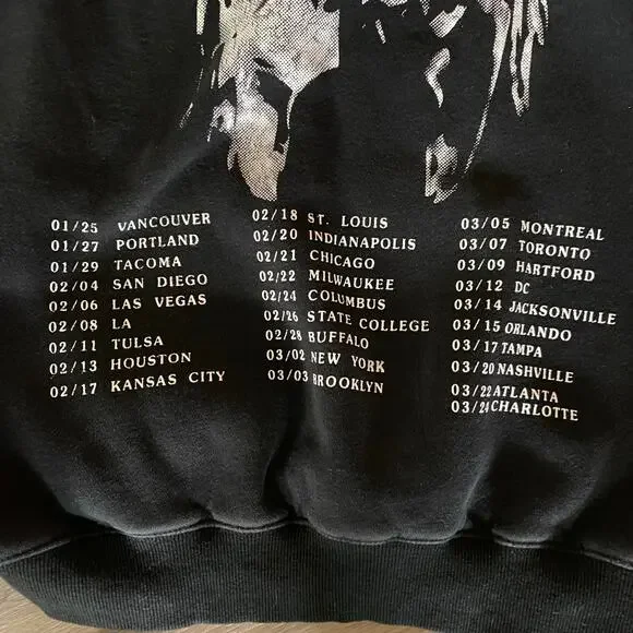 Astroworld Tour Hoodie Swearshirt Sz S Black Travis Scott Wish You Were Here ‘18